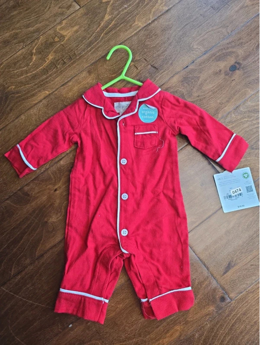 Newborn brand new christmas pajamas from little planet by carter's item, 474G8